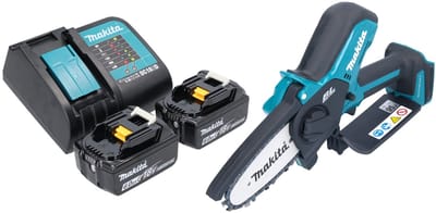 Makita DUC 101 SG201 accu takzaag 18 V 10 cm borstelloos + 2x accu 6,0 Ah + oplader