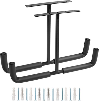 Thijox - Zware Belasting Plafond Garagehaken - Overhead Garage Opbergrek voor Hout, Gereedschap, Fietsen, Visstang, Muur Gemonteerde Utility Hanger, I