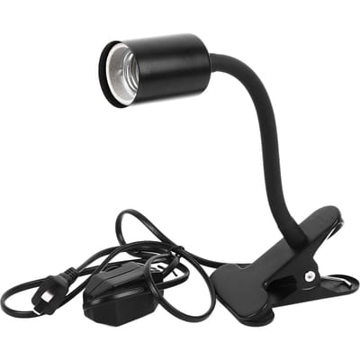 Lampe chauffante à pince pour reptiles UVA à spectre complet, luminosité réglable, lampe chauffante pour reptiles