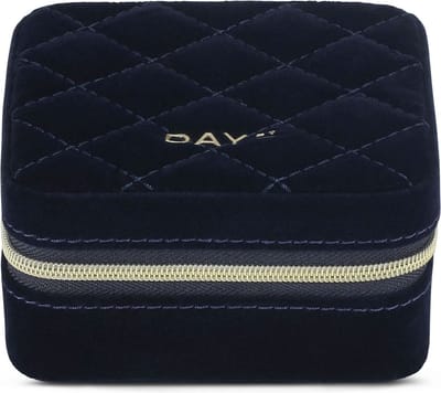 DAY ET Sieradendoos Day Q Jewelry Zip Square Sky Captain Donkerblauw