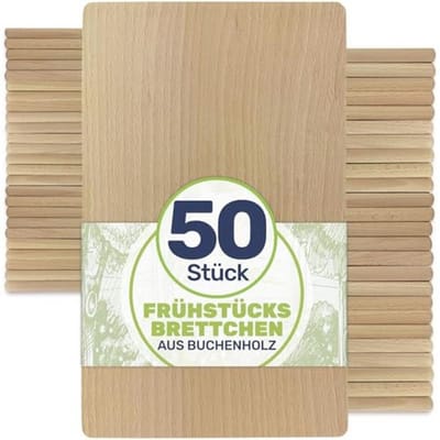 Houten Ontbijtplank Beuken 22x12x1 cm