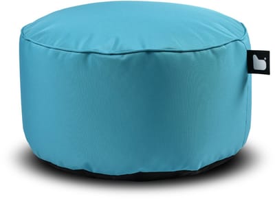 Extreme Lounging - b-poufe - poef rond - binnen & buiten - uv- en waterbestendig - ø60cm - aqua