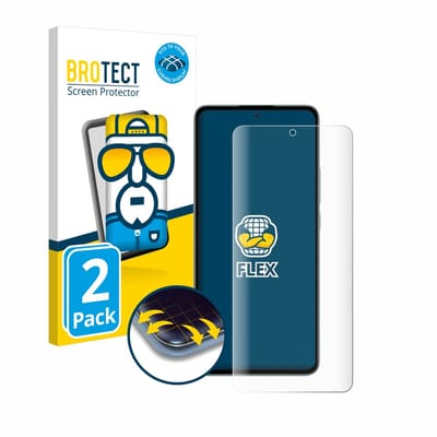 BROTECT - Screenprotector voor Xiaomi 13T Pro - Folie Beschermfolie transparant volledig dekking - 2 Stuks