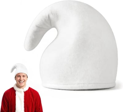 Dwarven Hoed voor Volwassenen - Puntige Vilt Hoed voor Kerst, Carnaval en Cosplay - Gnoom en Elf Kostuum Accessoires