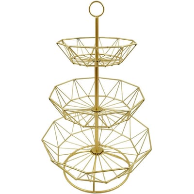 Metalen Fruitmand Draad Snack Brood Groente Opbergkommen Keuken Eieren Dessert Houder Taartstandaard Scandinavische Organizer Minimalistisch