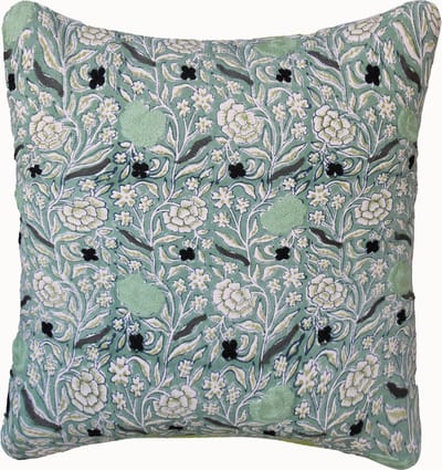 Kussens woonkamer | kussenhoes 45x45cm | kussensloop | sierkussens | cushion cover | katoen | Hand blocked print