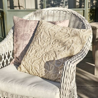 LOBERON Kussenhoes set van 2 Floraine beige
