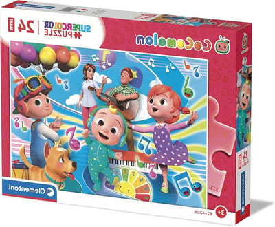 Kinderpuzzel Stukjes - Educatieve Legpuzzel - Ontwikkelen Vaardigheden - Gemaakt in Italië - 24 Maxi Stukjes - Veelkleurig