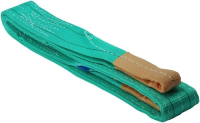 Hefband 2-laags - Tilband hijsband - Materiaal verplaatsen - Volgens DIN EN 1492-1 - 2000 kg 10 m - Groen