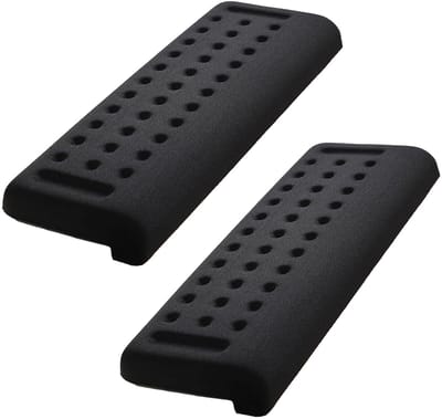Dailygoods- Polssteun Ergonomisch L-vormig Design - 2-delige Set - Traagschuim - Antislip - Verstelbare Breedte - Verbeterd Comfort - Toetsenbordsteun