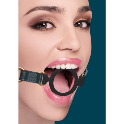 Ouch Halo - Silicone Open Ring Gag - Groen