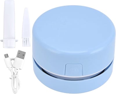 Mini Stofvanger - Desktop Reiniger Tafel Stofzuiger - Bureau Schoonmaken - Laag Geluidsniveau - 3.93 x 3.54 x 3.54 cm