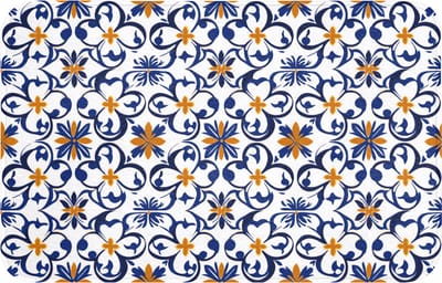 Badmat 80x50 cm - Antislip - Patroon - Modern - Kleurrijk - Badmatten voor badkamer - Badkamermat - Douchemat - Badkamer mat