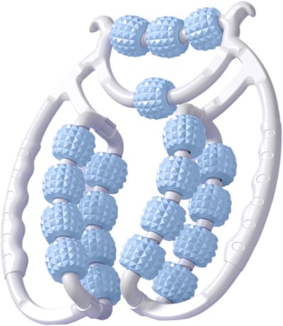 Unyqoos® Blauwe massage roller voor gladde huid en pijnverlichting armen, benen en buik