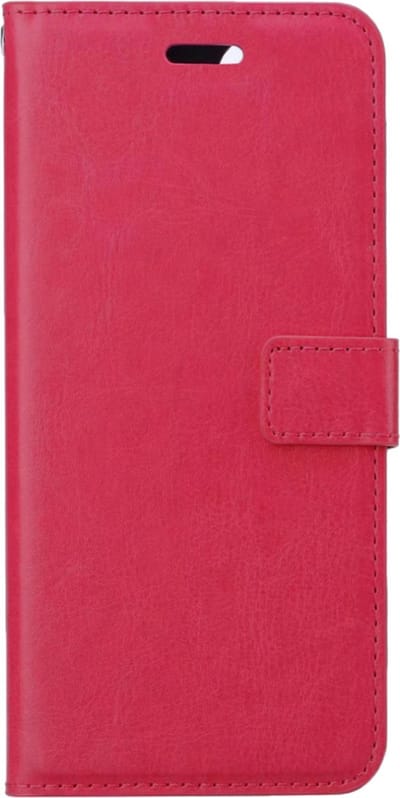 Hoesje Met Pasjeshouder - Geschikt voor Xiaomi 12X - Luxe Bookcase Portemonee - Flip Case - Kunstleer Book Case - Flipcase - Book Cover - Walletcase - Portemonneehoes - Donkerroze