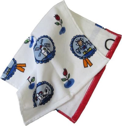 Babette Hollandsche Liefjes - Gastendoekjes (6 Stuks) - 30x50 cm - Wit