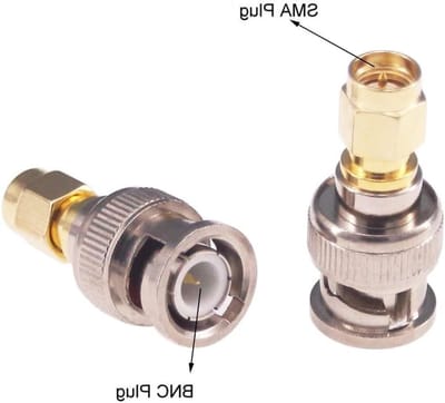 BNC naar SMA Coaxiale Plug Adapter Set van 4 Stuks voor Wireless LAN Apparaten en Coaxkabels