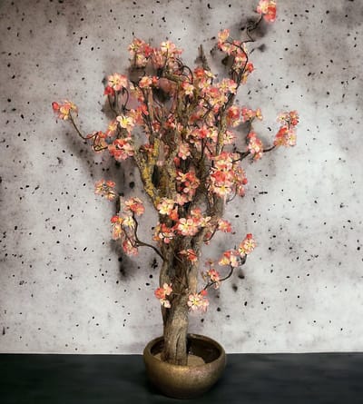 Seta Fiori - Kunst Bloesemboom - Kunstboom - 120cm - Peach - Zalm roze - Voor Binnen - Sakura