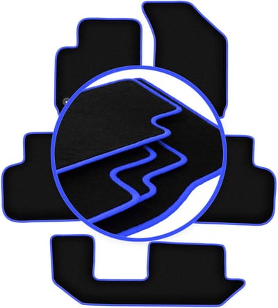 CARLUX-BLUE automatten voor: Dodge Journey JC49 7-zitter (2007-2016)