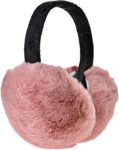 Clayre & Eef Oorwarmers one size Roze Polyester