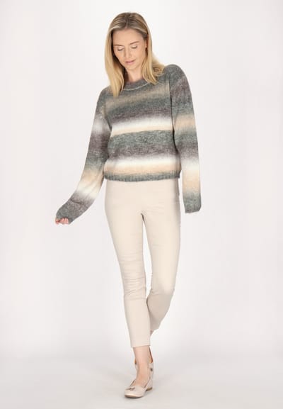 usha Jumper Dames Grijs Veelkleurig