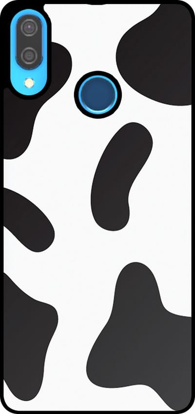 Smartphonica Telefoonhoesje Geschikt voor Huawei P20 Lite / Nova 3E met Koeienvlekken Opdruk - TPU Backcover Case With Cow Patches Design geschikt voor Huawei Nova 3E;Huawei P20 Lite (2018)