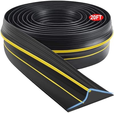 Universele Garagedeur Drempelafdichting - Waterdichte Rubber Strip van 20 FT voor Eenvoudige Installatie