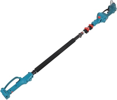 Draadloze Kettingzaag - Elektrische Snoeizaag Stokzaag - Takken Snoeien Tuinieren - Uitschuifbare Stok - 6 Inch Blad 2.5 Meter - Zwart