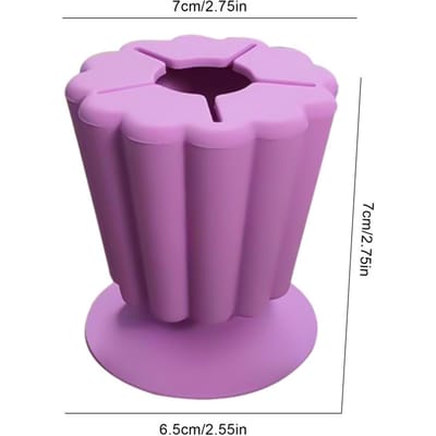 Nouveau collecteur de déchets de vinyle boîte de rangement en silicone boîte de rangement de déchets de désherbage de bureau pour bricolage artisanat Cricut outil traceur accessoires violet