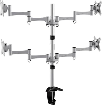 EPZI ARM-DD105 Universele TV/Monitor Bureausteun, Geschikt voor 4x LCD/LED Monitors van 13 t/m 23 inch