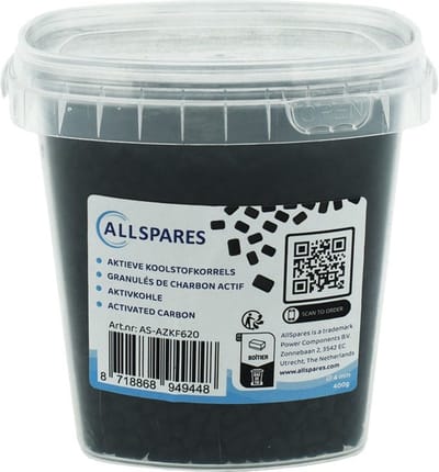 AllSpares Actieve Koolstofkorrels Universeel (500gr)