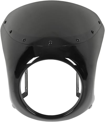 Universele Bescherming voor 7 Inch Motorfiets Koplampen, Windscherm en Koplampbehuizing voor Optimale Bescherming en Stijl (Shiny Black)