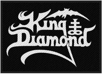 King Diamond - Logo Patch - Zwart