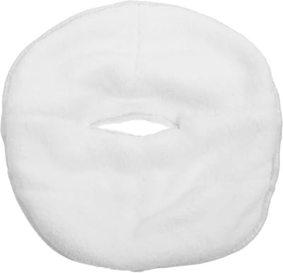 Gezichtsdoekjes Coral Fleece - Make-up Doekjes - Huidverzorging Thuis - Warm en Koud Compress - 23x23 cm - Wit