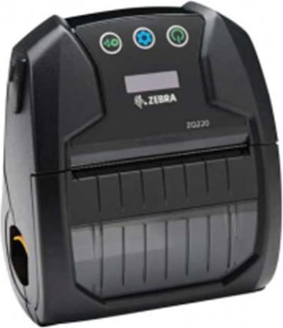 Zebra ZQ220 Plus, 8 dots/mm (203 dpi), CPCL, USB, BT, NFC, zwart