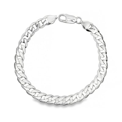Juwelier Zwartevalk - Zilveren gourmet schakel armband - 23.345-6.9/19cm