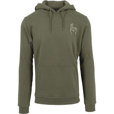 Mister Tee - Easy Sign Hoodie/trui - XS - Olijfgroen