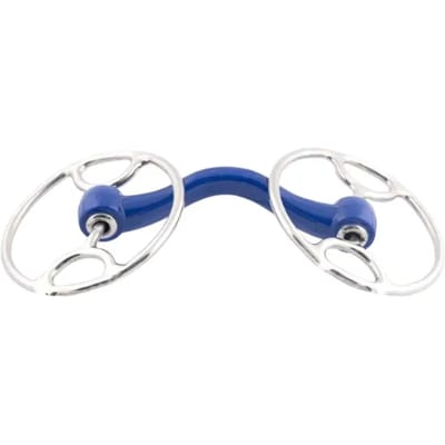 Mors 3 of 4 ringen voor paard hars Softmouth Jump'In Swivel