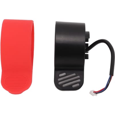 Elektrische Scooter Vingerknop Rem Gashendel met Siliconen Cover voor Ninebot ES1 ES2 ES3 ES4 black