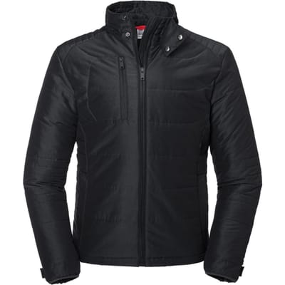 Russell Heren Cross Gewatteerd Jasje (Zwart)