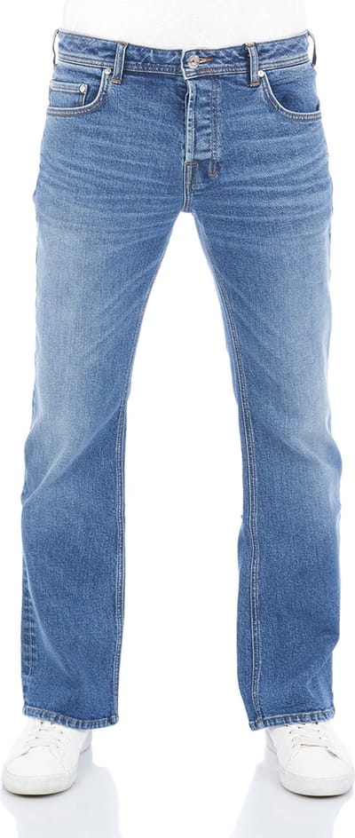 LTB Heren Jeans Broeken Timor bootcut Fit Blauw Volwassenen Denim Jeansbroek
