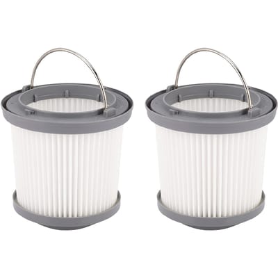2 stuks Filter Vervanging Voor Black&decker PV1210 V1020l PD11420L Stofzuiger white