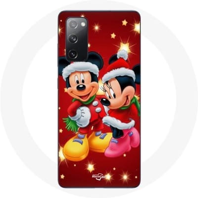 Coque - maniacase - Samsung Galaxy S20 FE - Mickey Mouse - Souple - Noir noir