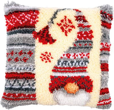 Vervaco - Knoopkussen kit - Kerst - Kerstkabouter - PN-0189645 - Borduren - Borduurpakket - Borduurpakket volwassenen - Borduurpakket kind