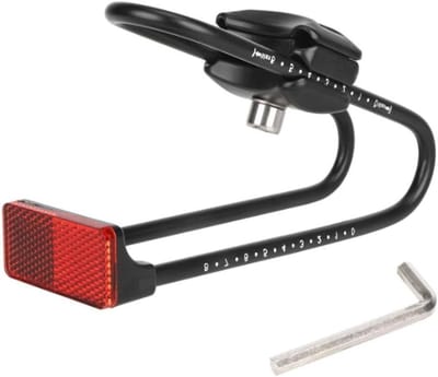Fiets Schokdemper - Zadelondersteuning Demper - Comfortabel Fietsen - Nauwkeurig Verstelbaar - 500 lbs Draagvermogen - Zwart