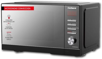 Magnetron 23L met Grill en Convectie - 900W Vermogen - Digitale Bediening - Zwart/RVS