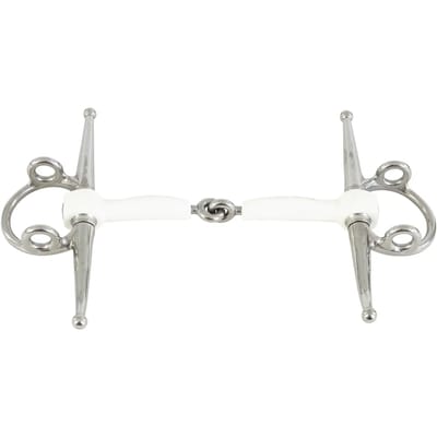 Mors met naald voor paard met beweegbare tong Trust Inno Sense Full Cheek Gag