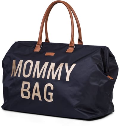 Childhome - Mommy Bag ® - Verzorgingstas - Zwart - Goud - Multifunctioneel - Grote Capaciteit - Inclusief Accessoires