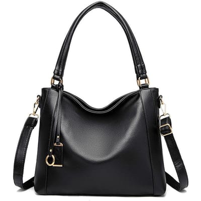 Sac à main pour femme à la mode et simple, grand sac fourre-tout uni, sac à bandoulière rétro de rue pour femme