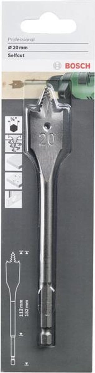 PROF. SPEEDBOOR SELFCUT HEX 20MM
